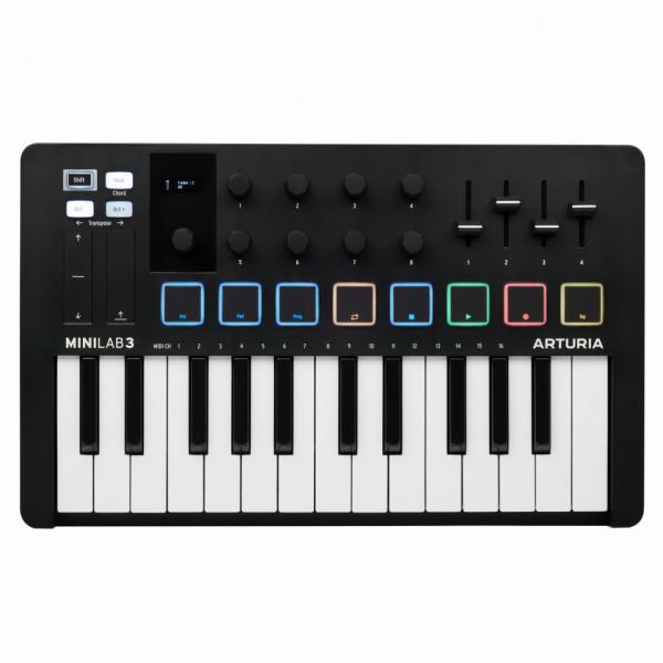 Клавиатура MIDI Arturia MiniLab 3 Black Edition (18171480)