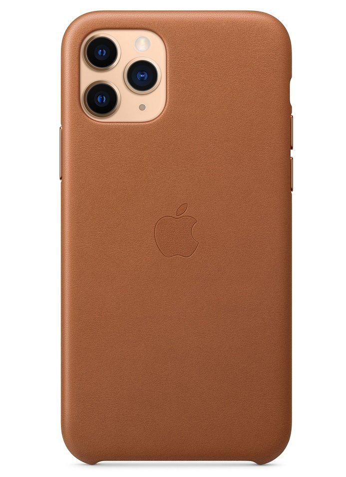 Чохол накладка шкіряний Leather Case MWYD2ZM/A для Apple Iphone 11 Pro (5.8") Saddle Brown - фото 5