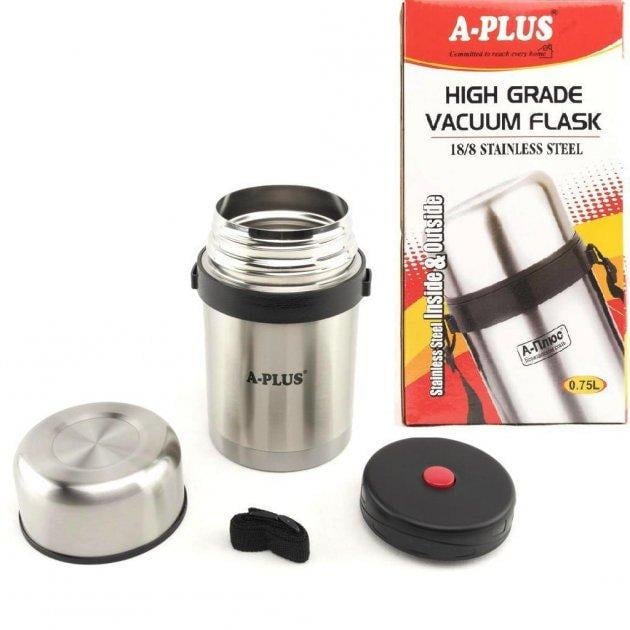 Термос харчовий A-PLUS 1663 з чохлом 750 мл (1670958404) - фото 2