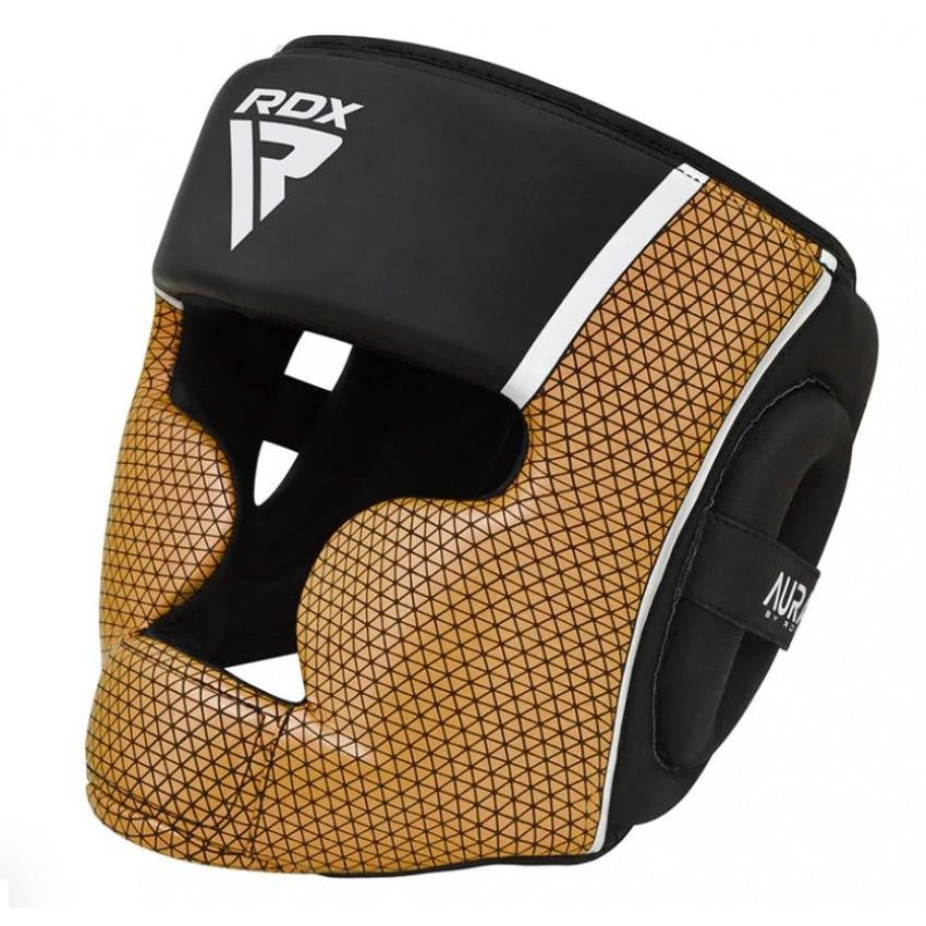Боксерський шолом RDX AURA PLUS T-17 L Black Golden