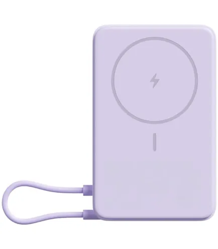 Батарея портативна Magnetic&Wireless BHR08PAGL 10000mAh 33W Purple