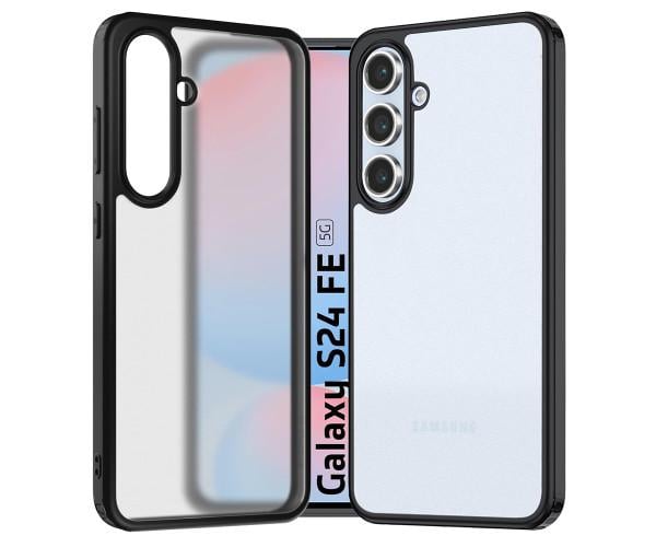 Чехол - накладка Omeve Crystal Case для Samsung Galaxy S24 FE Чёрный