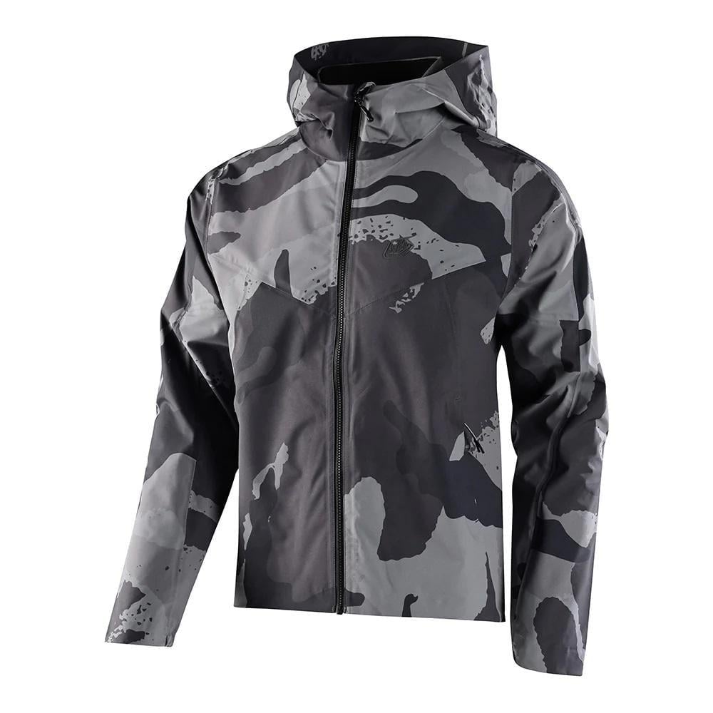 Куртка-ветровка мужская Troy Lee Designs DESCENT JACKET Camo Carbon S Серый (32402913)