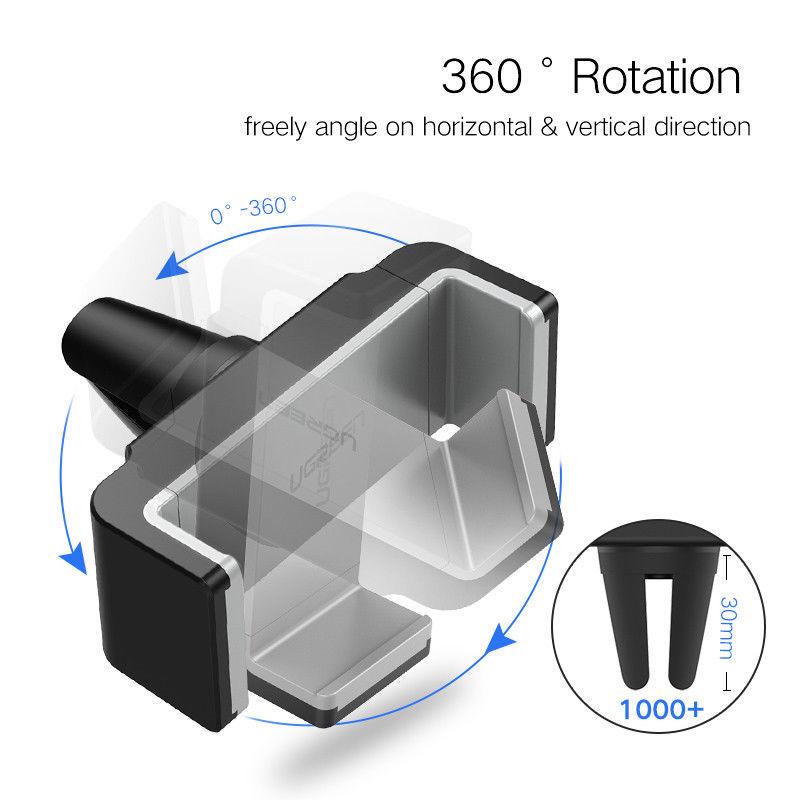 Автомобильный держатель Ugreen для телефона/навигатора Серый (30283) - фото 4