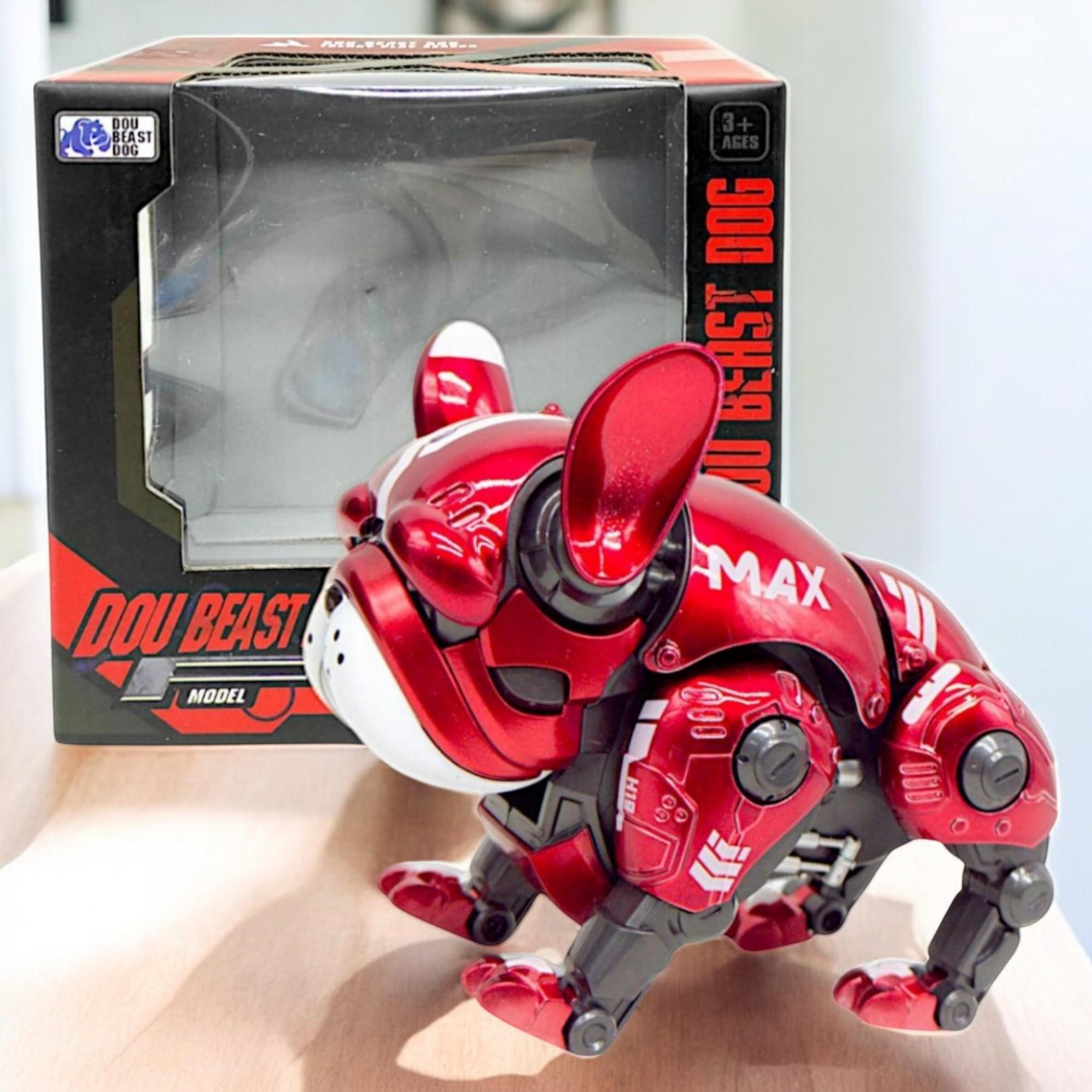 Інтерактивний песик MIC Dou Beast Dog Бульдог підставка під телефон звукові/світлові ефекти Red (G_0783-363YRed) - фото 6 Інтерактивний песик MIC Dou Beast Dog Бульдог підставка під телефон звукові/світлові ефекти Red (G_0783-363YRed) - фото 6