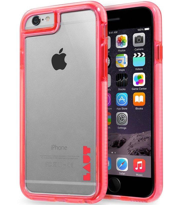 Чехол-накладка LAUT FLURO for iPhone 6/6S, Pink (LAUT_IP6_FR_P)