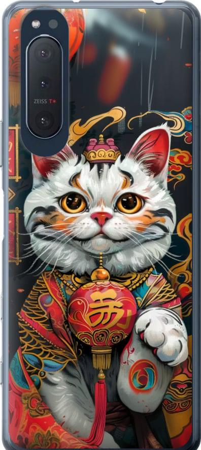 Чехол на Sony Xperia 5 II China Cat v2 (6135t-2258-42517)