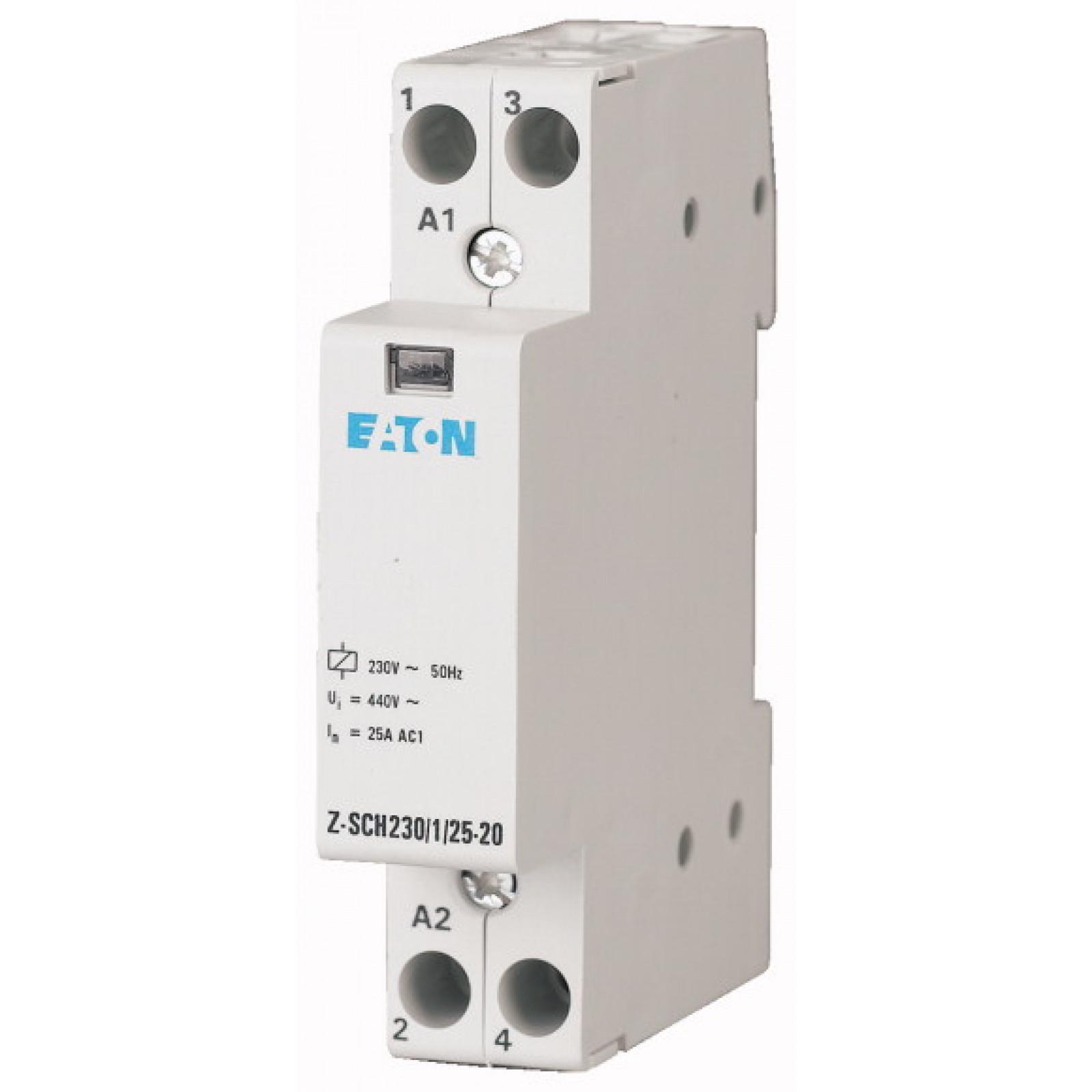 Контактор модульный Eaton Z-SCH230/1/25-20 25А 230V 2NO (120853)