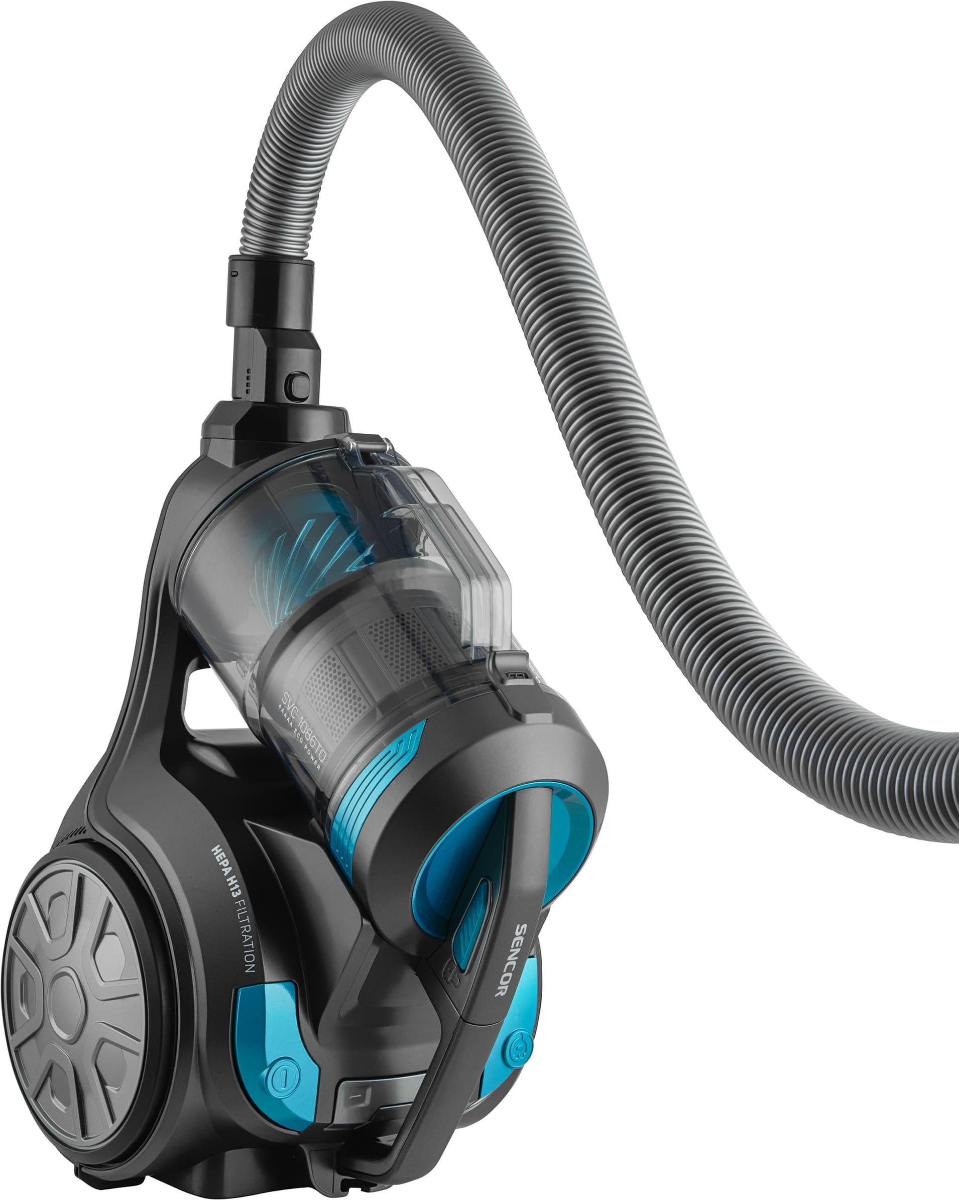 Пылесос Sencor SVC1086TQ контейнерный 700 Вт HEPA 13 3,5 л для сухой уборки Черный/Синий (622459) - фото 6 Пылесос Sencor SVC1086TQ контейнерный 700 Вт HEPA 13 3,5 л для сухой уборки Черный/Синий (622459) - фото 6