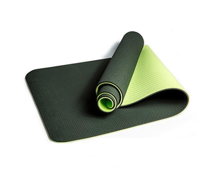 Коврик для йоги и фитнеса OSPORT FI-0076 Yoga ECO Pro 183х61х0,6 см Зеленый/Черный