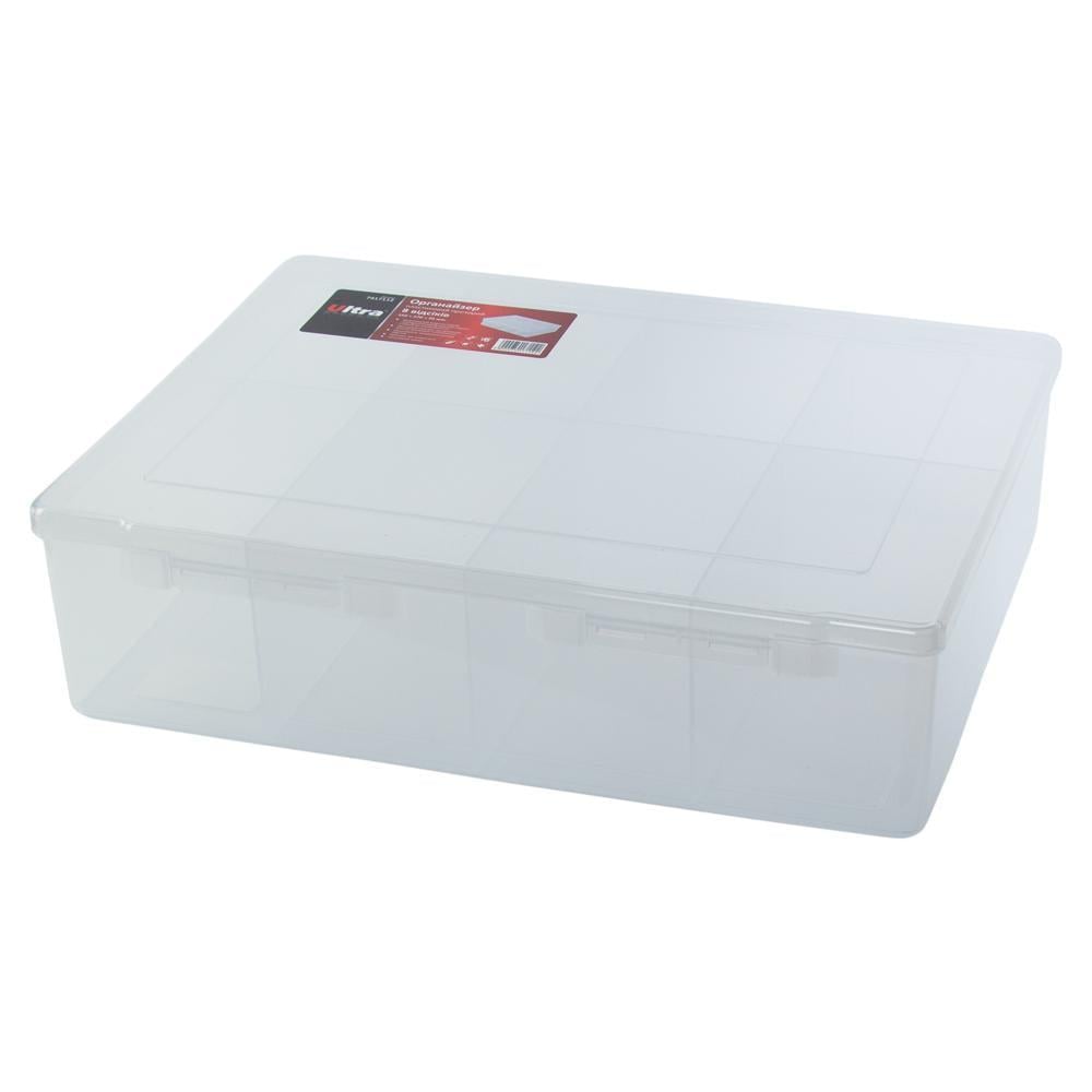 Органайзер пластиковый Ultra 8 отсеков 350x270x95 мм Прозрачный (7417112)