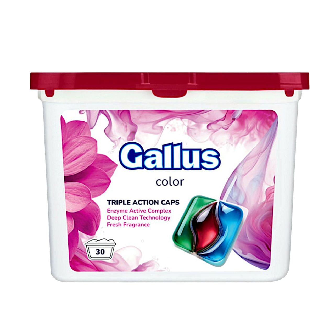 Капсулы для машинной стирки Gallus Color 3в1 30 циклов стирки 30 шт. (301893)