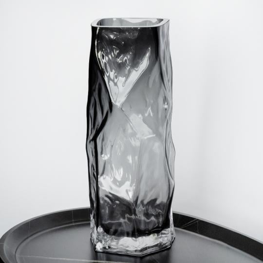 Ваза стеклянная Elisey Стальная грация 30 см (9099-011)