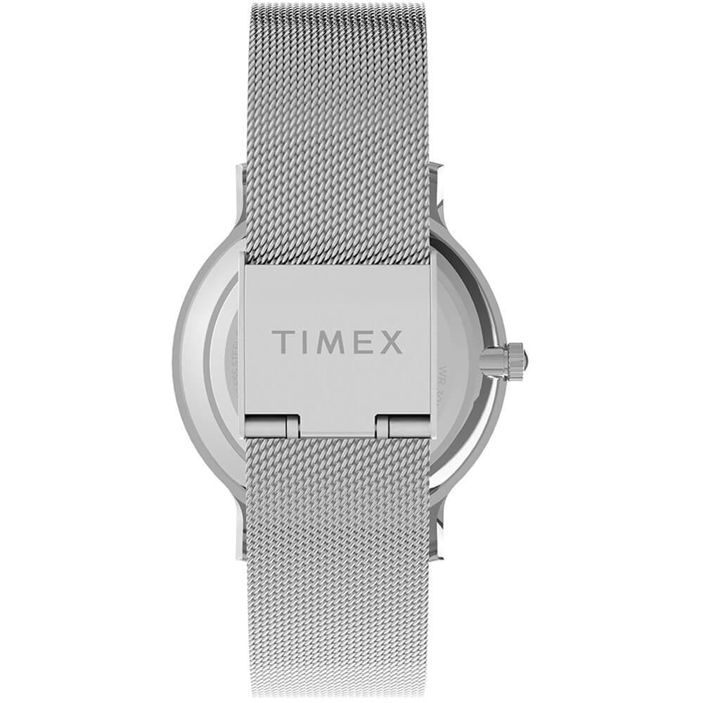 Наручний годинник жіночий Timex Transcend Floral кварцевий Silver (Tx2u98200) - фото 4