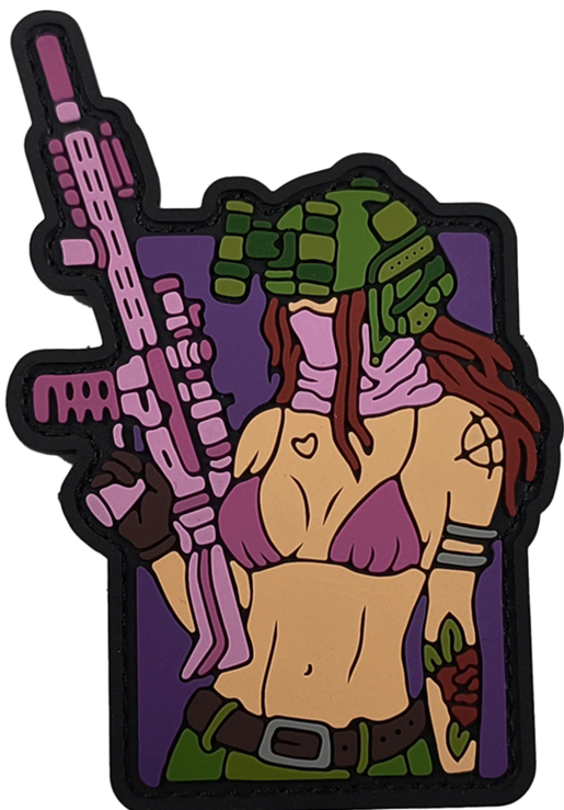 Патч ПВХ TACTICAL GIRL Рожевий (PATCH-070) Патч ПВХ TACTICAL GIRL Рожевий (PATCH-070)