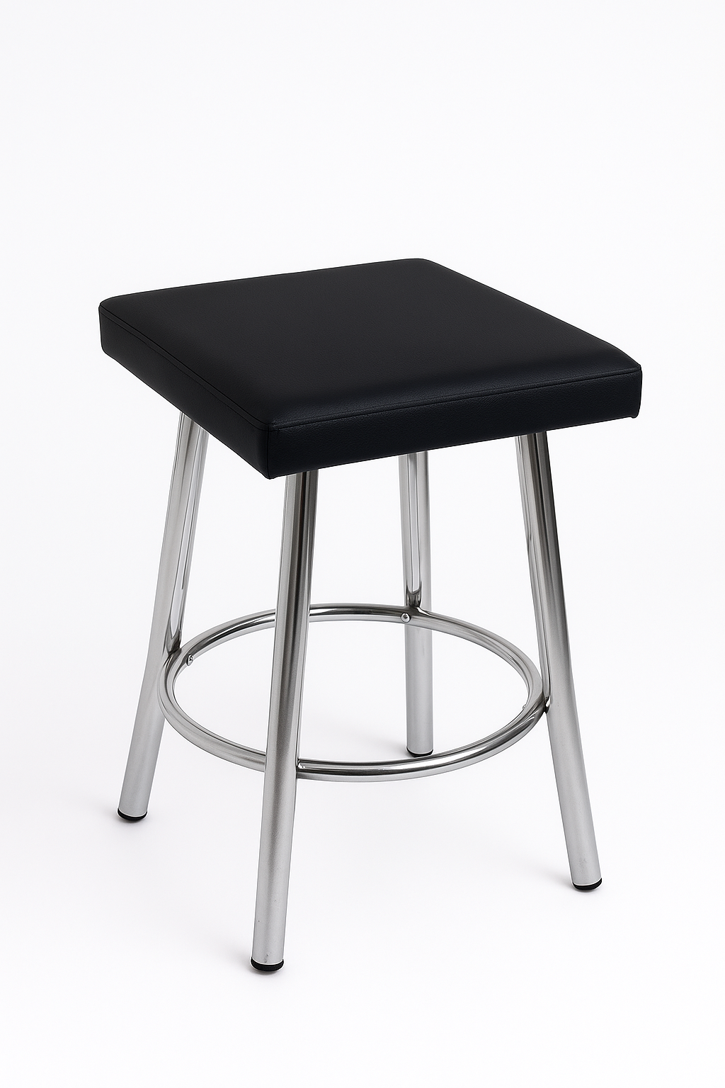 Табурет кухонний Tutty+ 30х30х45 см Чорний/Хром (28374536)