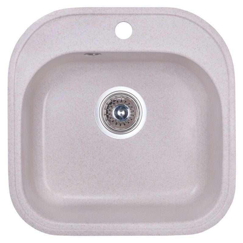 Мойка для кухни Cosh 4849 COSH4849K800 с сифоном 476x476 мм Бежевый (62106)