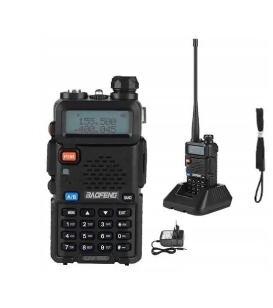 Рація Baofeng UV-5R + гарнітура Чорний (817-1) - фото 4