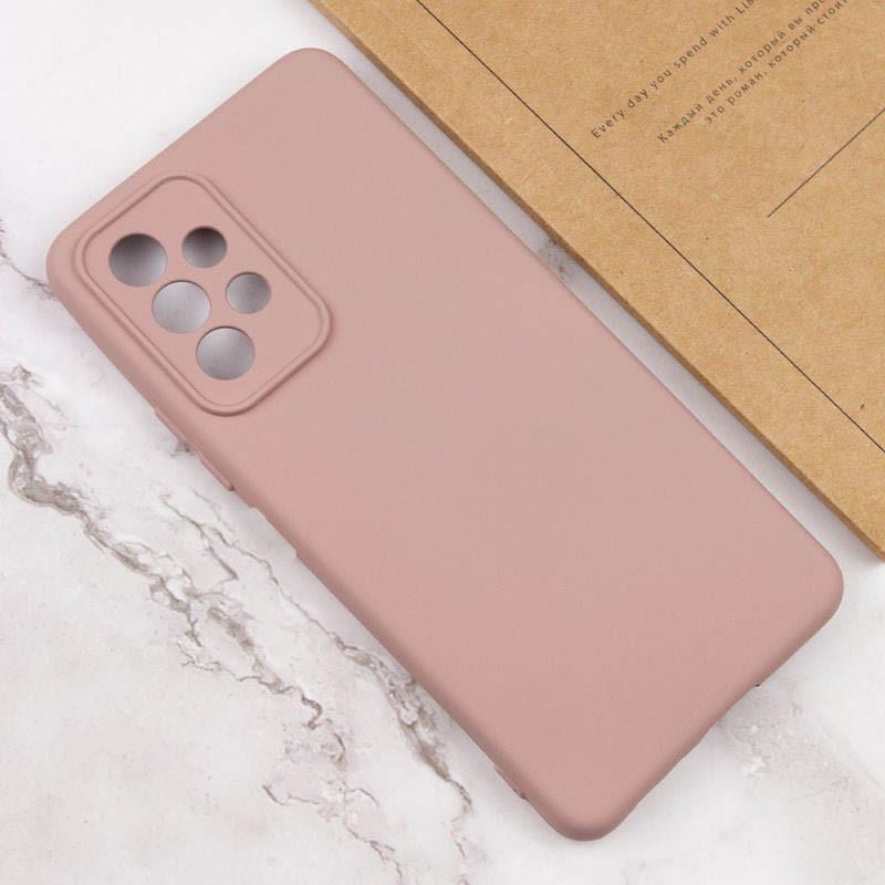 Противоударный Чехол Silicone Cover Lakshmi Full Camera (AAA) для Samsung Galaxy A32 4G Розовый / Pink Sand - фото 4