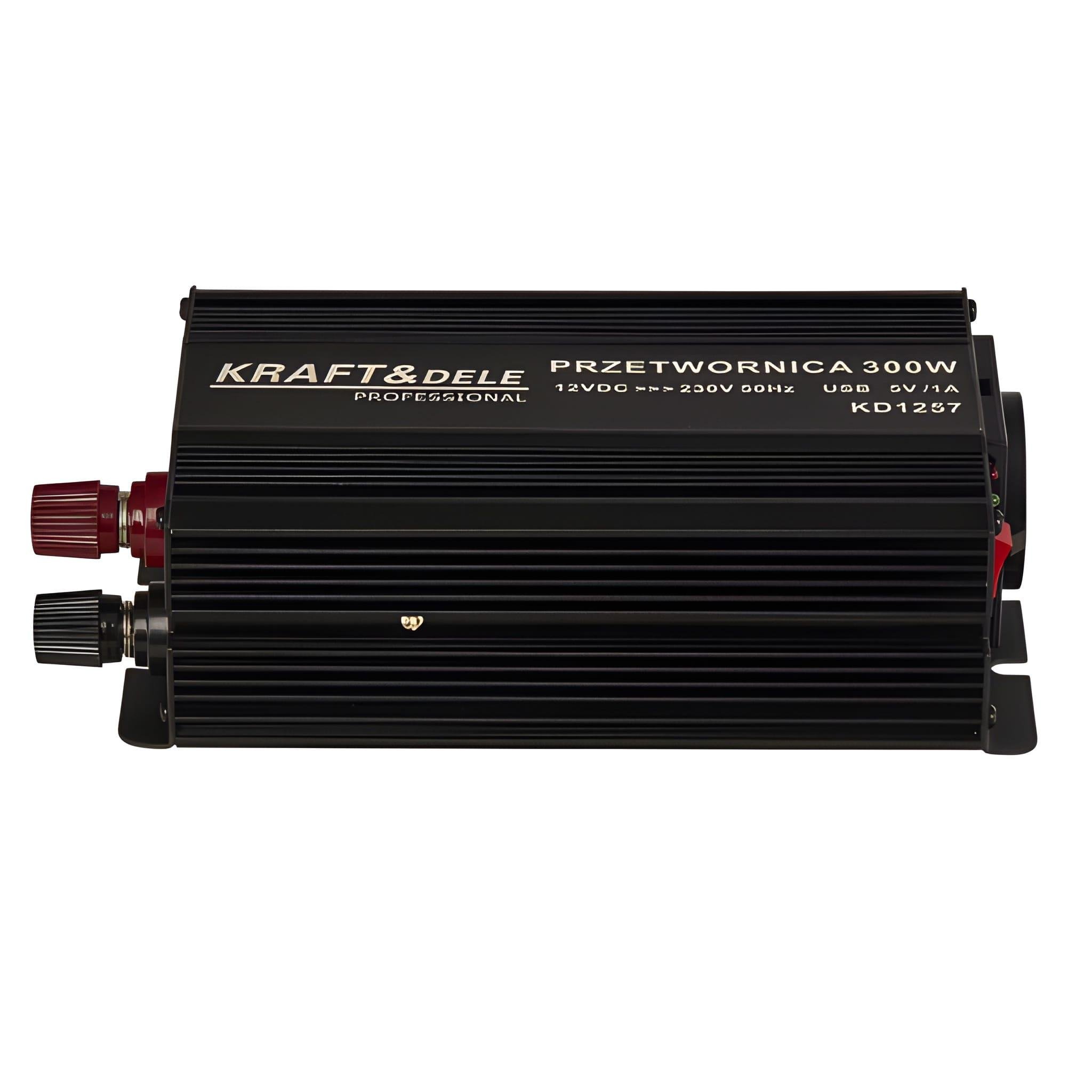 Перетворювач напруги а Вт омобільний Kraft&Dele KD1257 12 В на 230 В 300/600 Вт - фото 13 Перетворювач напруги а Вт омобільний Kraft&Dele KD1257 12 В на 230 В 300/600 Вт - фото 13