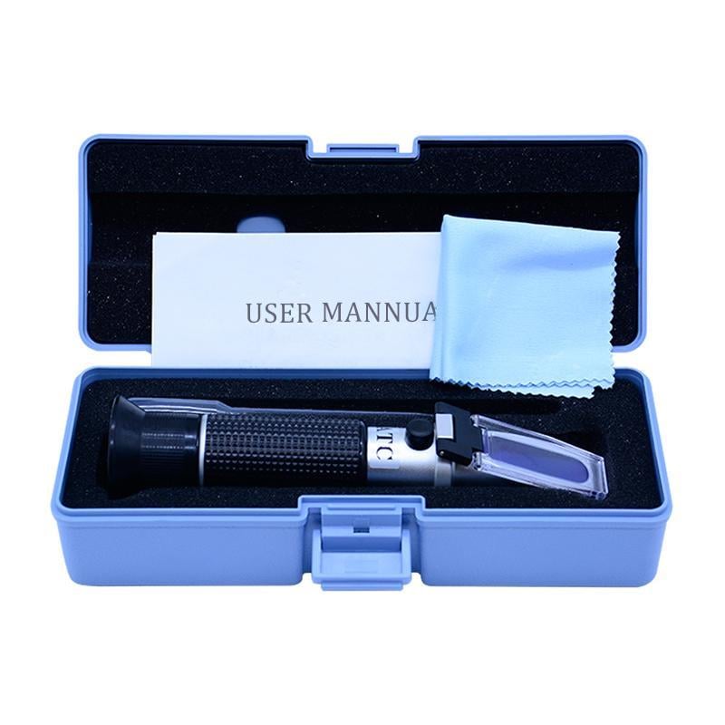 Рефрактометр RZ 128 0-20% ATC для вимірювання концентрації білка та сухих речовин з пластиковим чохлом - фото 2 Рефрактометр RZ 128 0-20% ATC для вимірювання концентрації білка та сухих речовин з пластиковим чохлом - фото 2