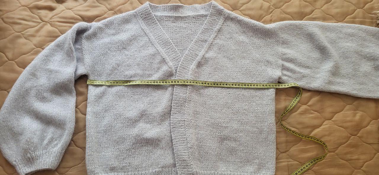 Кардиган Lilit 56789 мохеровый Голубой (56791) - фото 3 Кардиган Lilit 56789 мохеровый Голубой (56791) - фото 3