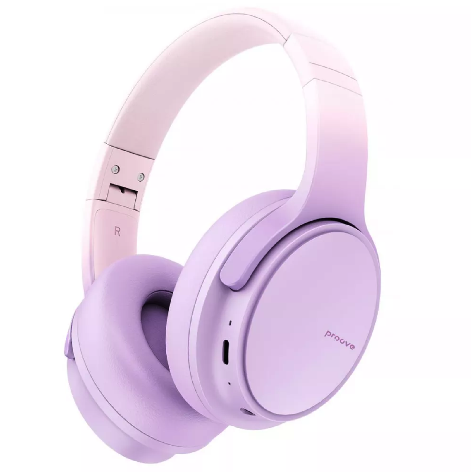 Наушники бюджетные Proove Tender Bluetooth с мягкими амбушурами полноразмерные Purple