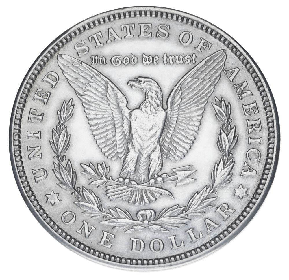 Монета "США 1 доллар 1921 Серебро VF-AU Моргана Ag 900 26,73 г" (М25433)