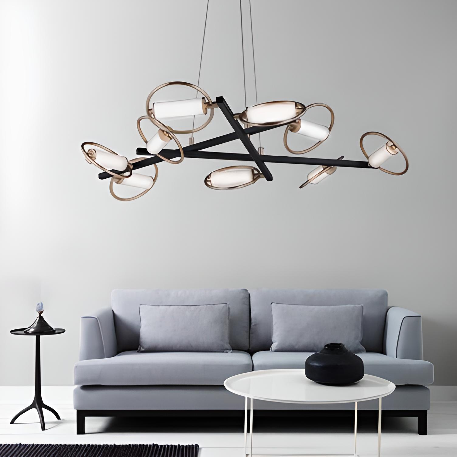 Люстра Led Aura 110 см Black (037067)