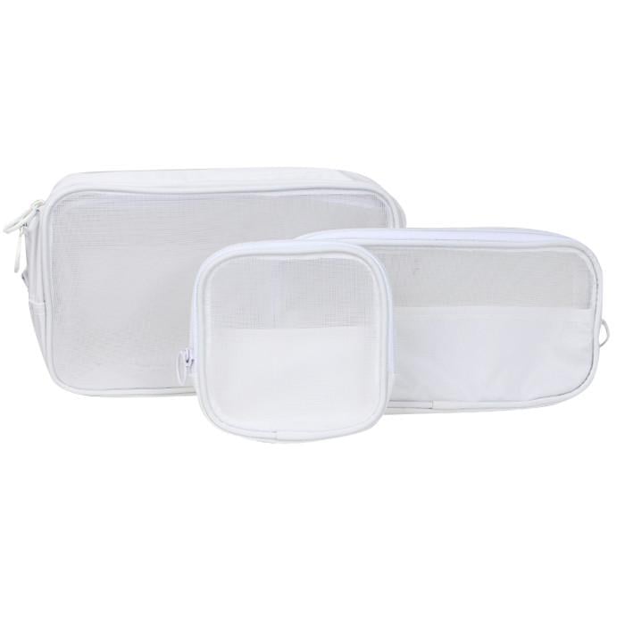 Набор косметичек-органайзеров Lesko F007 3 шт. White (25713940)