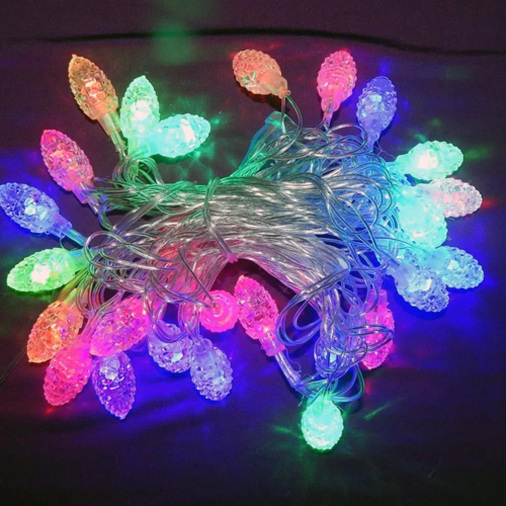 Гирлянда Шишки LED 28 Разноцветный (1-40/1-42) Гирлянда Шишки LED 28 Разноцветный (1-40/1-42)