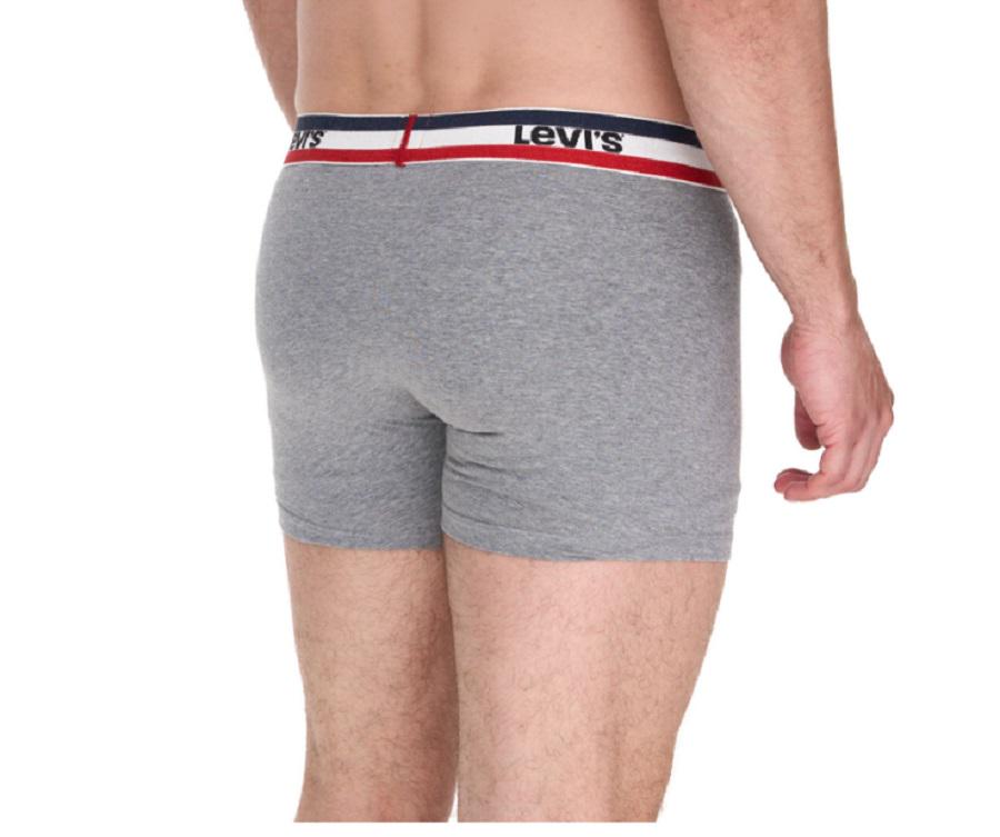 Труси-боксери чоловічі LEVIS Boxers XL 5 шт. Black Grey Melange (701224335-001-030-XL) - фото 7 Труси-боксери чоловічі LEVIS Boxers XL 5 шт. Black Grey Melange (701224335-001-030-XL) - фото 7