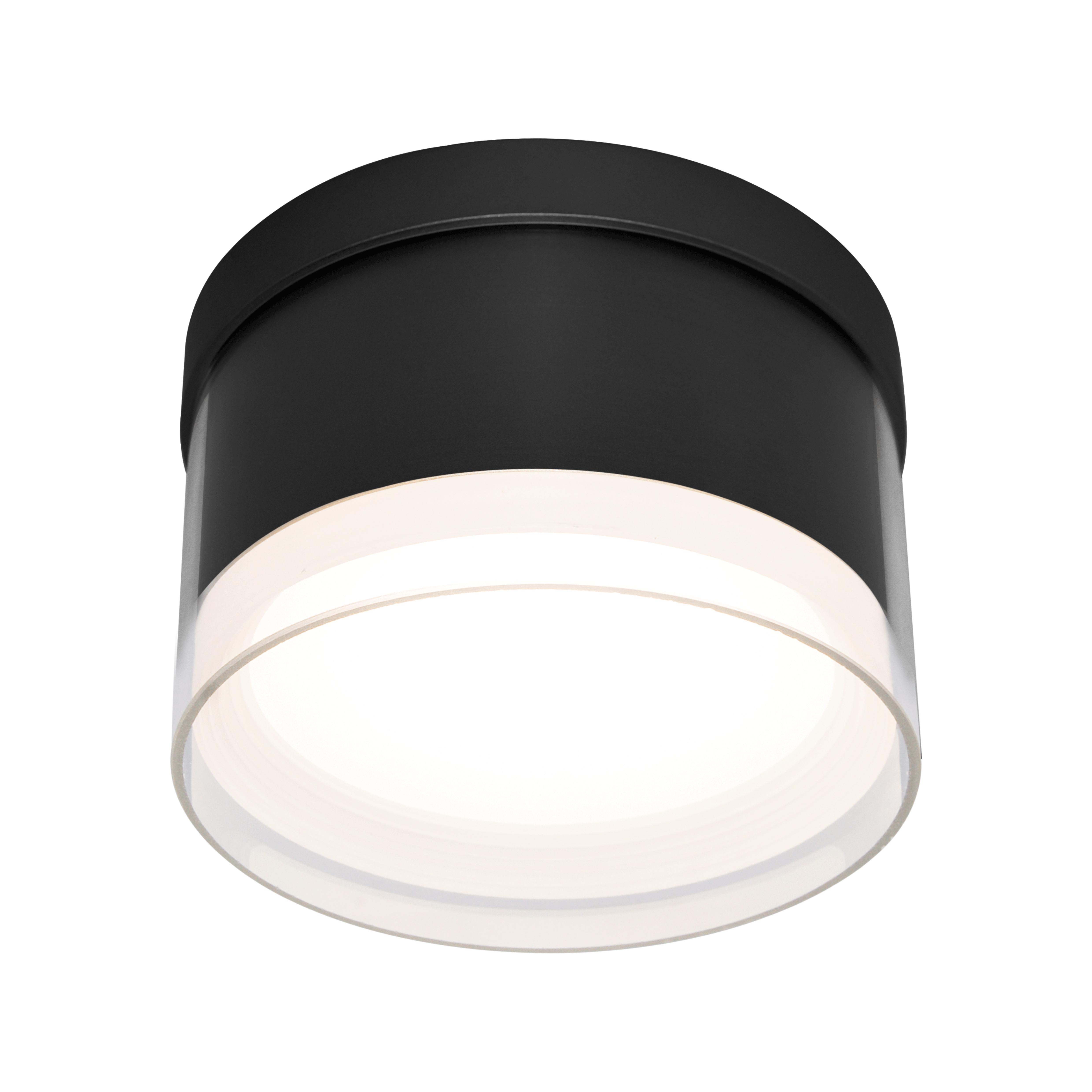 Світильник стельовий ESLLSE YASNIST під лампу GX70 125x85 мм Чорний (10637)