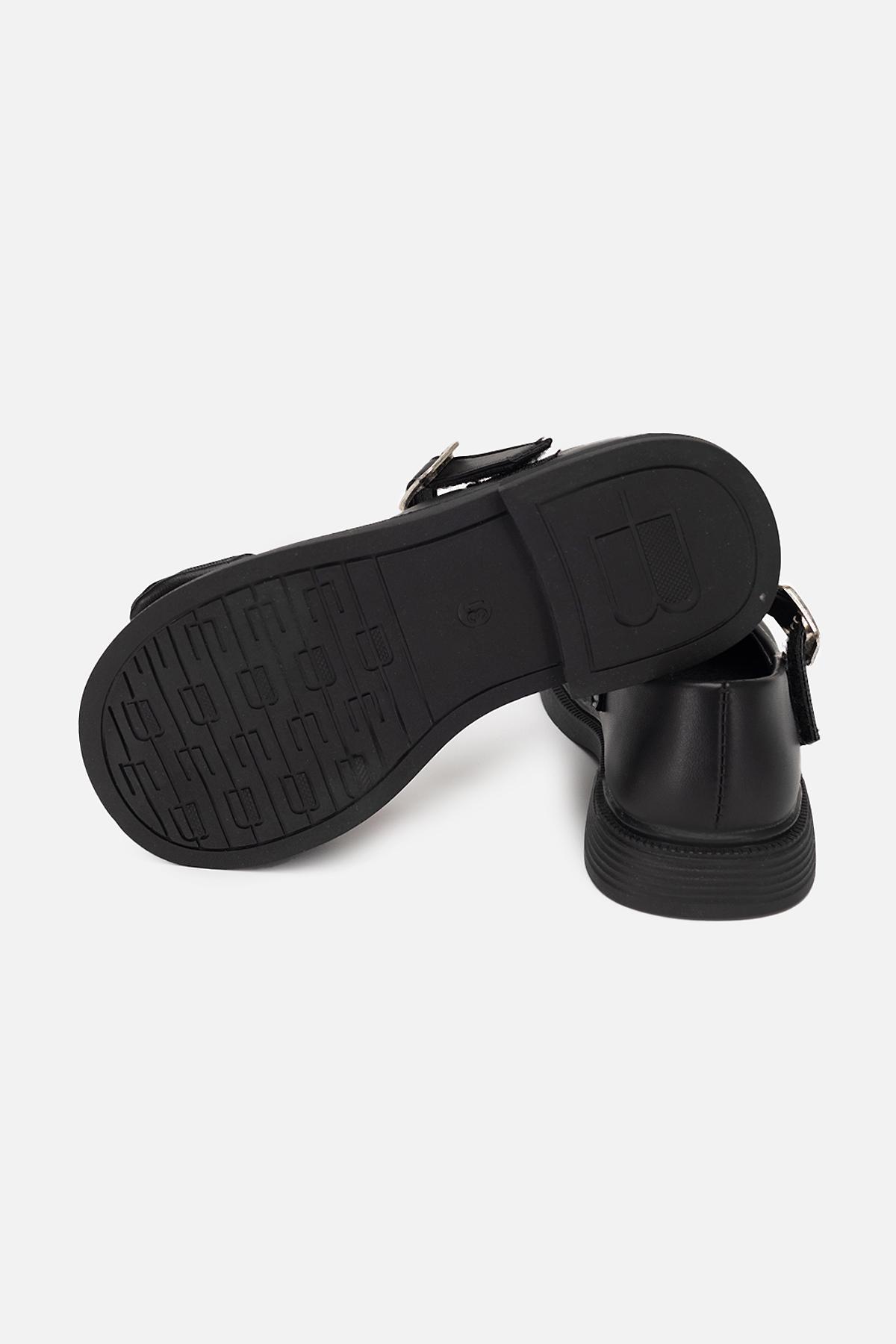 Туфлі на плоскій підошві для дівчинки р. 33 Чорний (SKT000995534) - фото 5