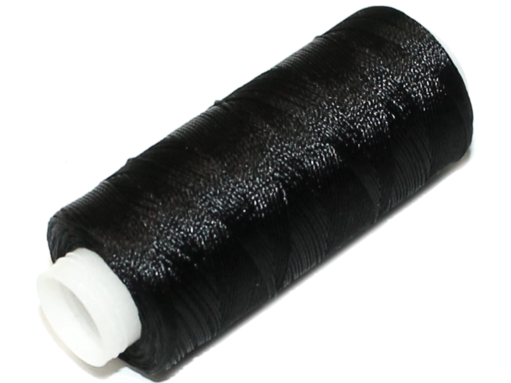 Нитки шовкові для бісеру 150D Чорний
