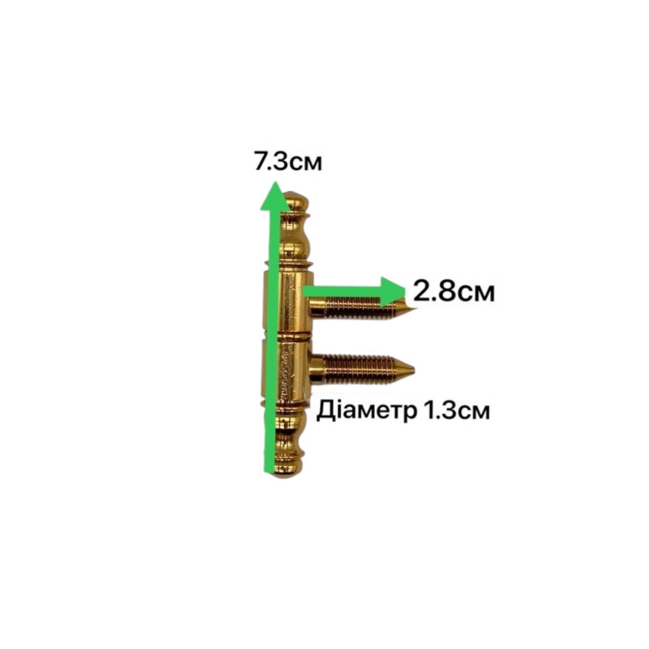 Петля вкрутна штирова Ozcanlar 70x13 мм Albrefin (290075) - фото 7