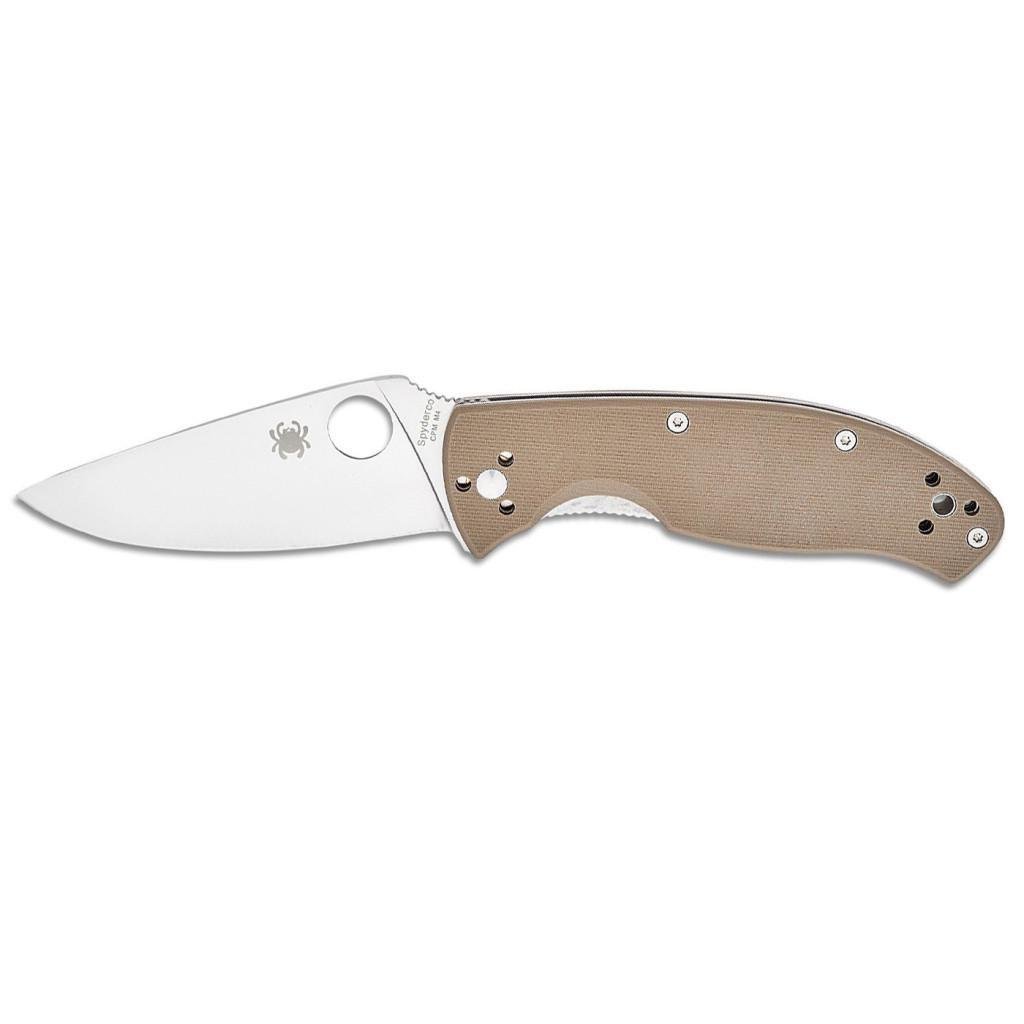 Нож складной охотничий Spyderco Tenacious M4 G10 Brown (m410944)