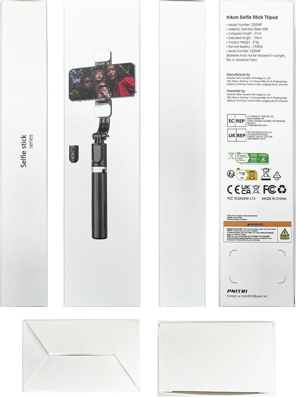 Штатив для селфі-палиці Pnitri з підсвічуванням (2441613170) - фото 2