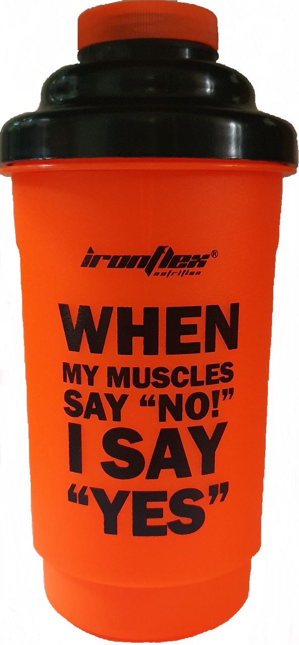 Шейкер IronFlex Fit Shaker 700 ml Orange