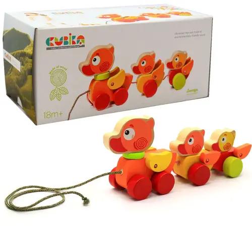 Дерев'яна іграшка Cubika Мандруючі каченята (13722)