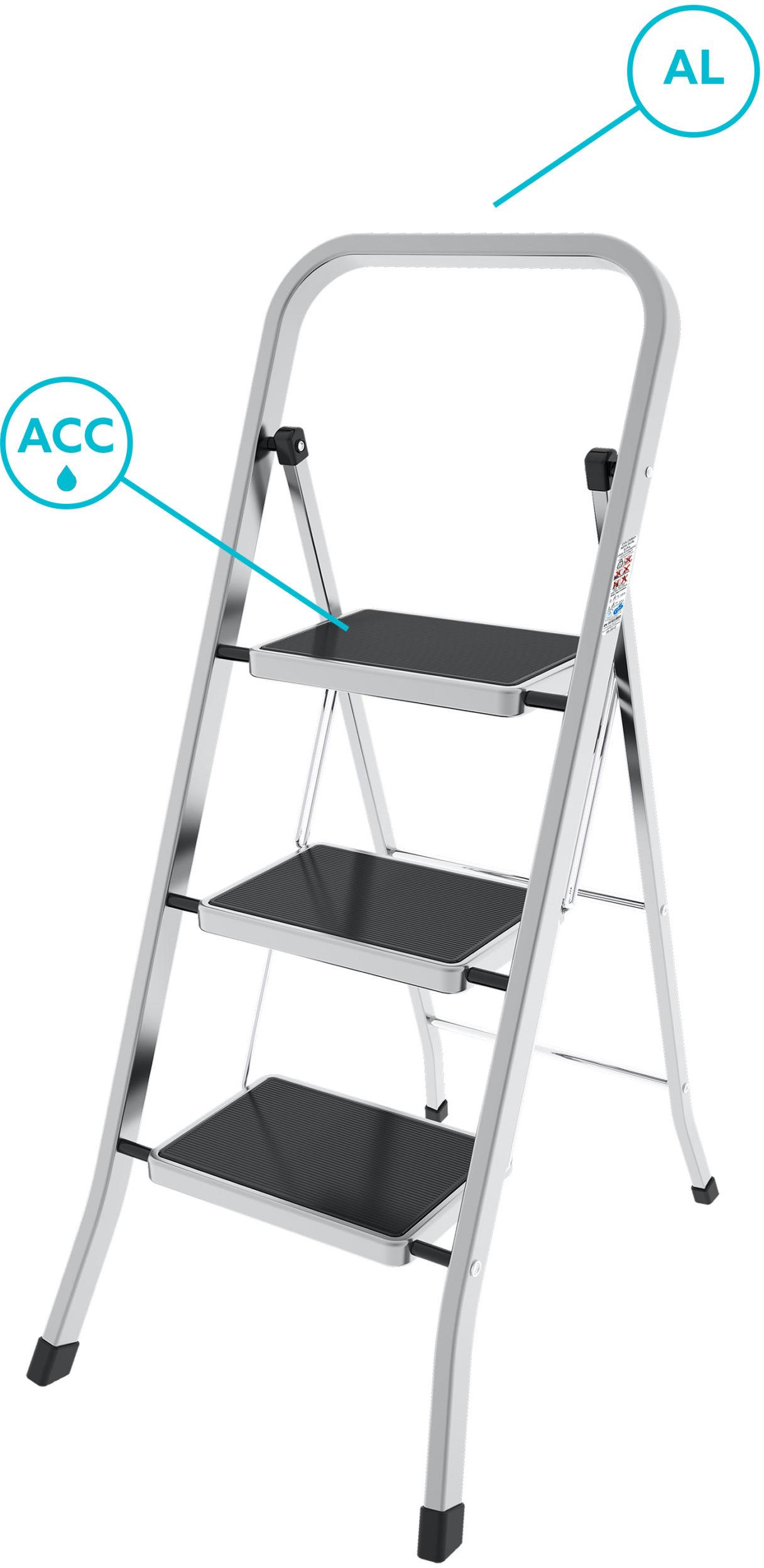 Драбина Colombo Factotum Alu 3 щаблі - фото 4