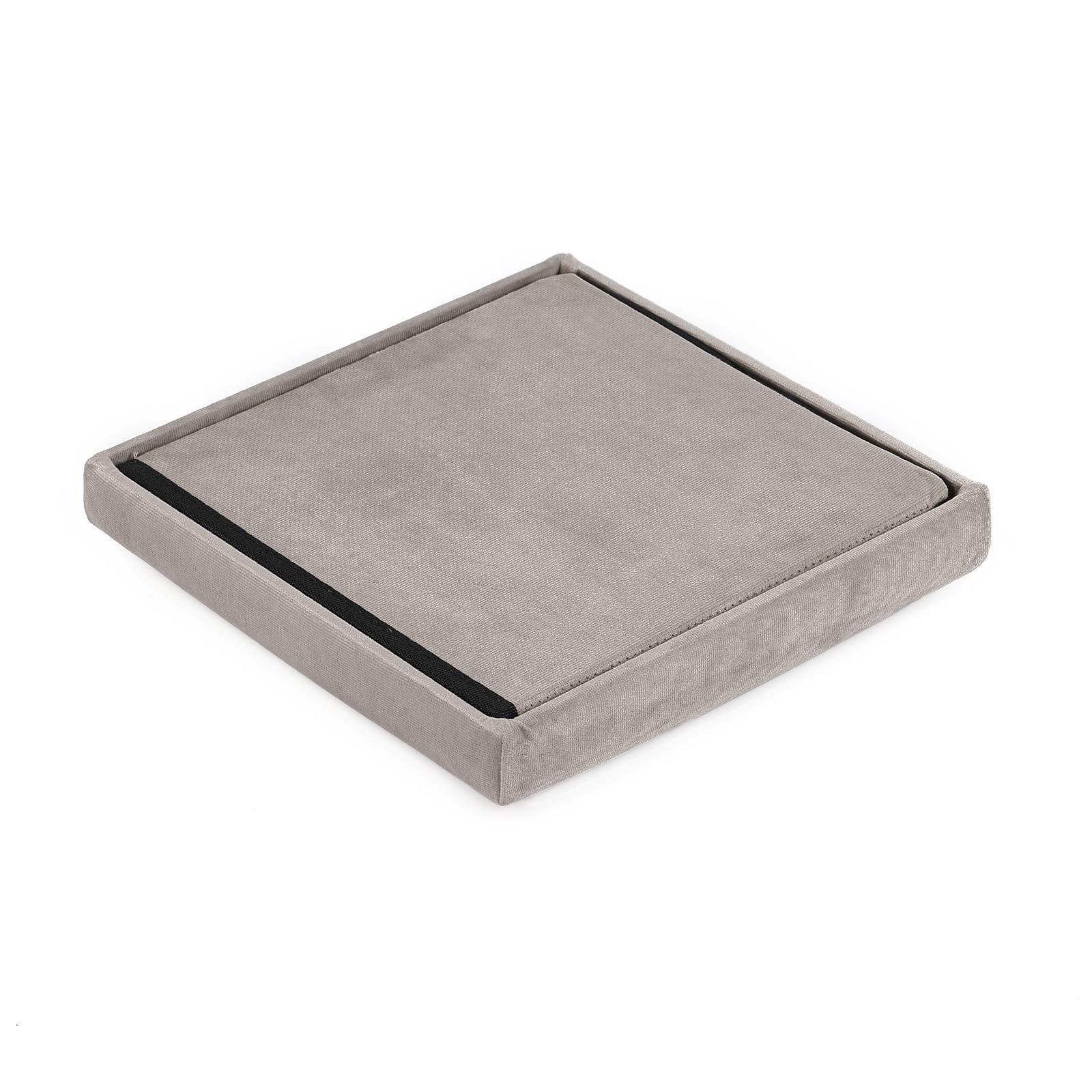 Пуф розкладний Velvet М 30х30х30 см Бежевий (2054) - фото 2 Пуф розкладний Velvet М 30х30х30 см Бежевий (2054) - фото 2