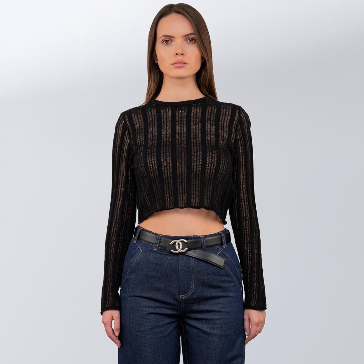 Топ жіночий повсякденний Yves Saint Laurent M Чорний (2797308208)