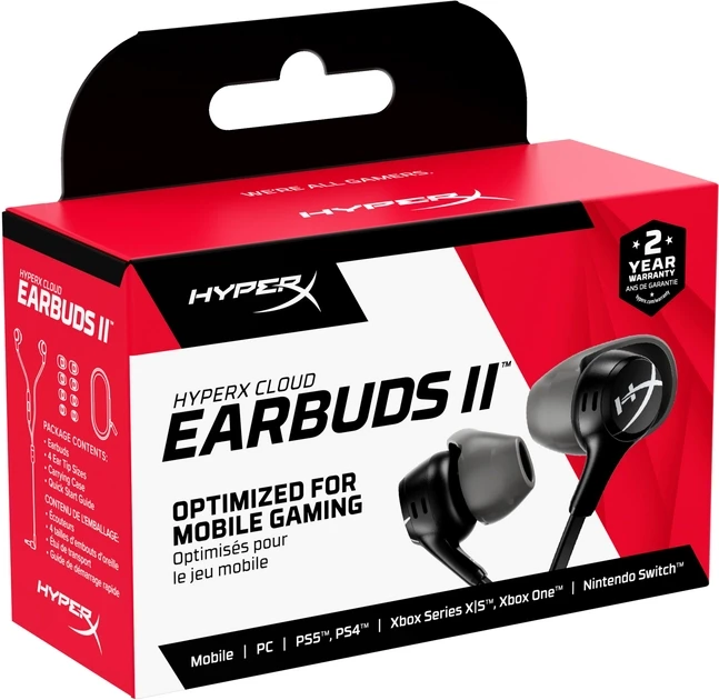 Наушники HyperX Cloud Earbuds II Черный - фото 7
