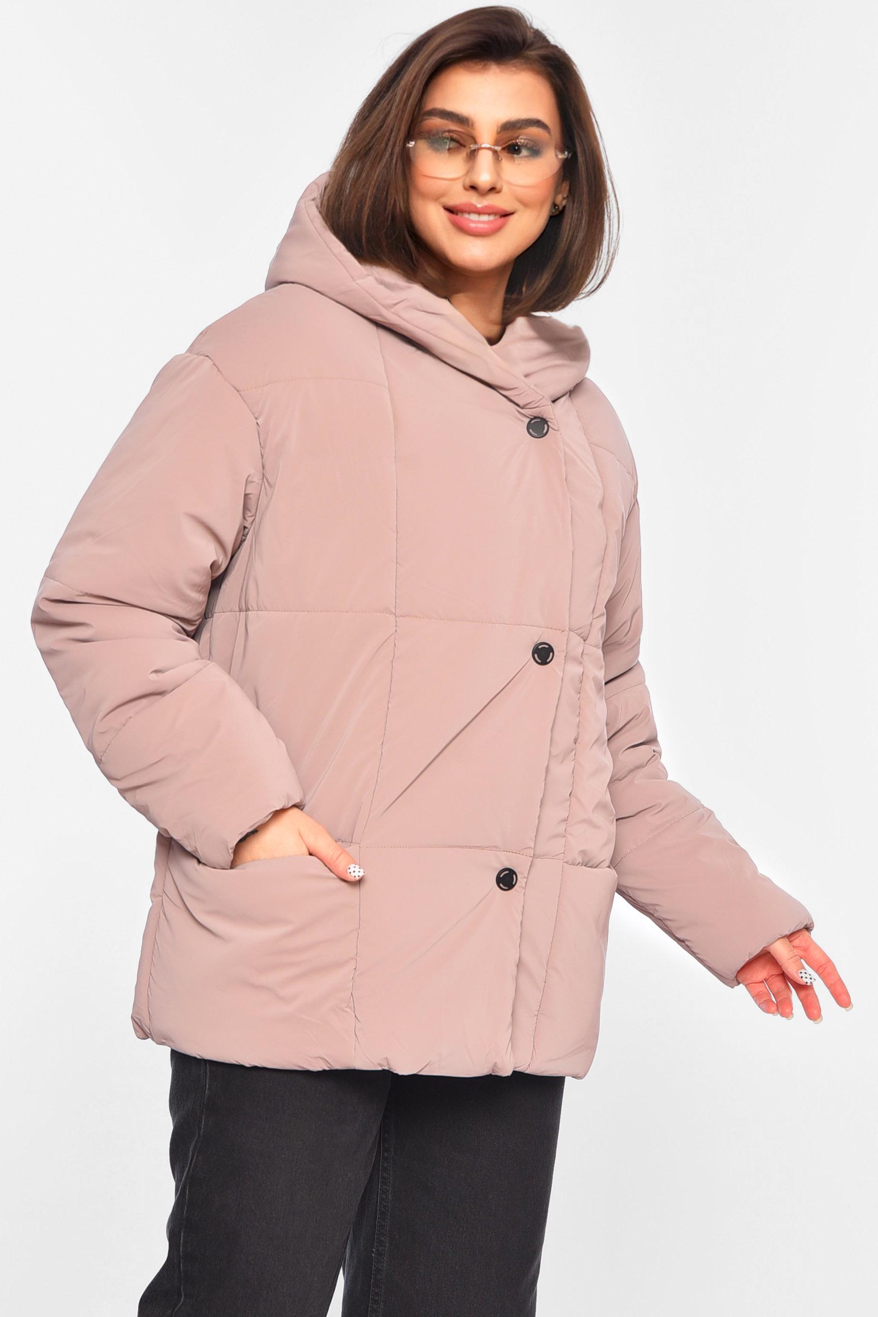 Куртка женская демисезонная M Темно-розовый (196467) - фото 2