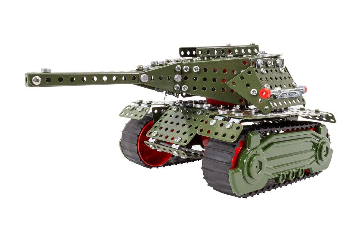 Конструктор металлический Танк 540 деталей (1-6-207849)