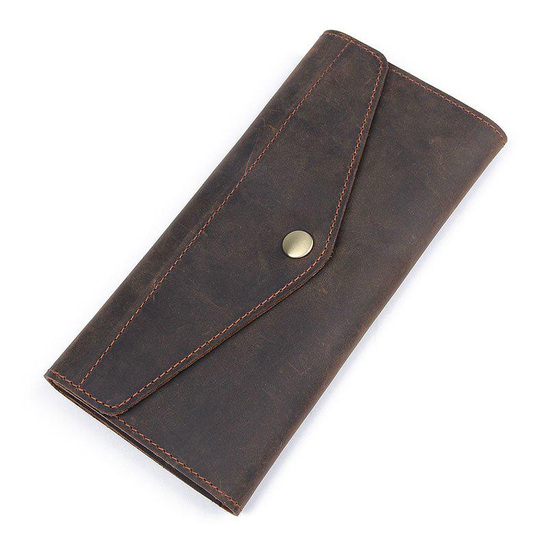 Бумажник Vintage 14961 в винтажной коже Коричневый