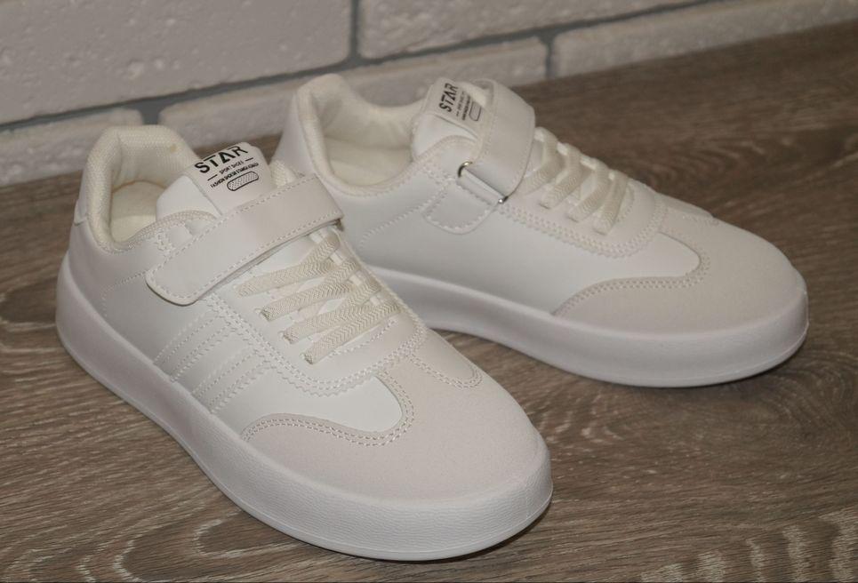 Кросівки демісезонні для дівчинки XIFA р. 34 21 см Білий/Бежевий (31498-34) - фото 3 Кросівки демісезонні для дівчинки XIFA р. 34 21 см Білий/Бежевий (31498-34) - фото 3