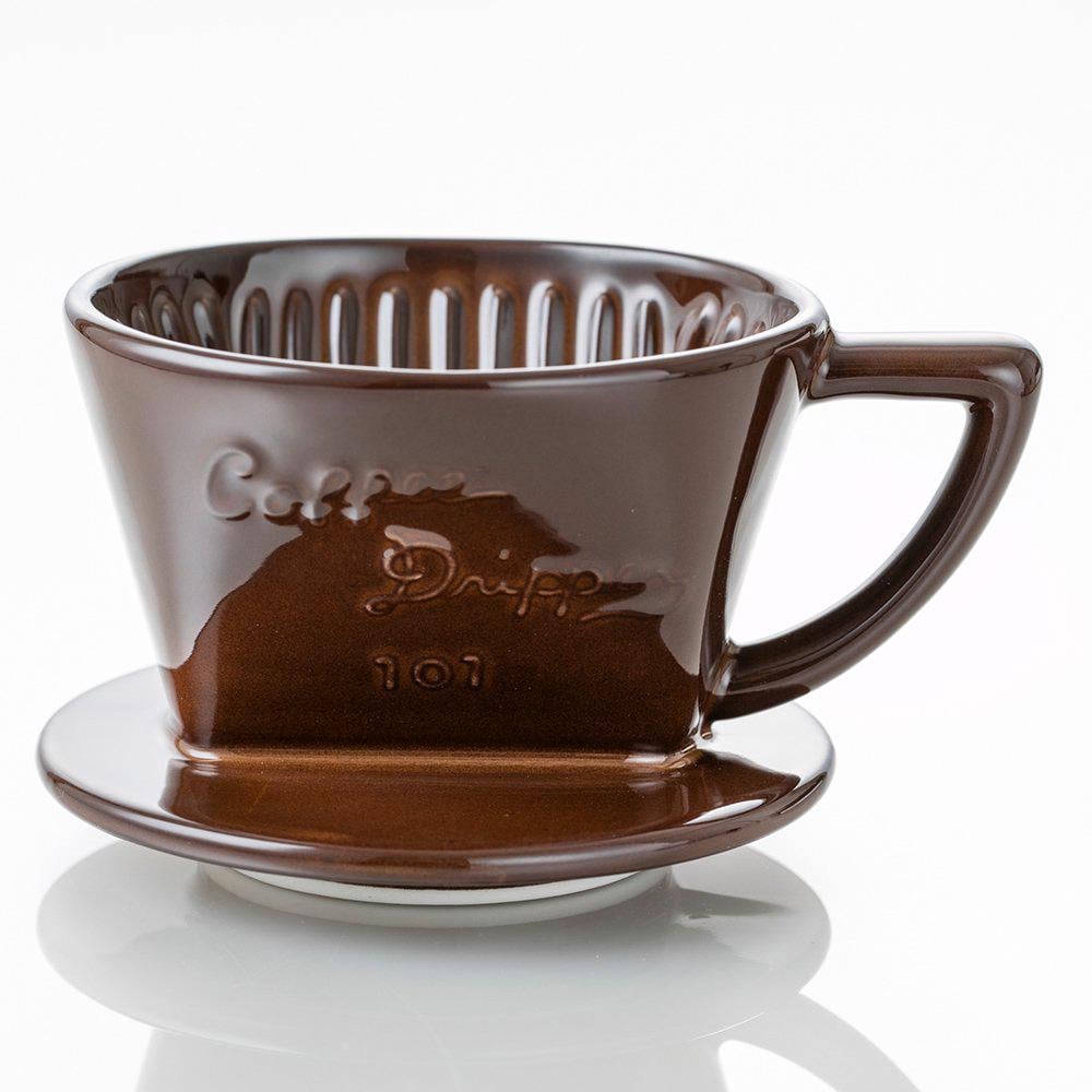 Пуровер Cafec Arita Ware Trapezoid Dripper 101 Brown - фото 1