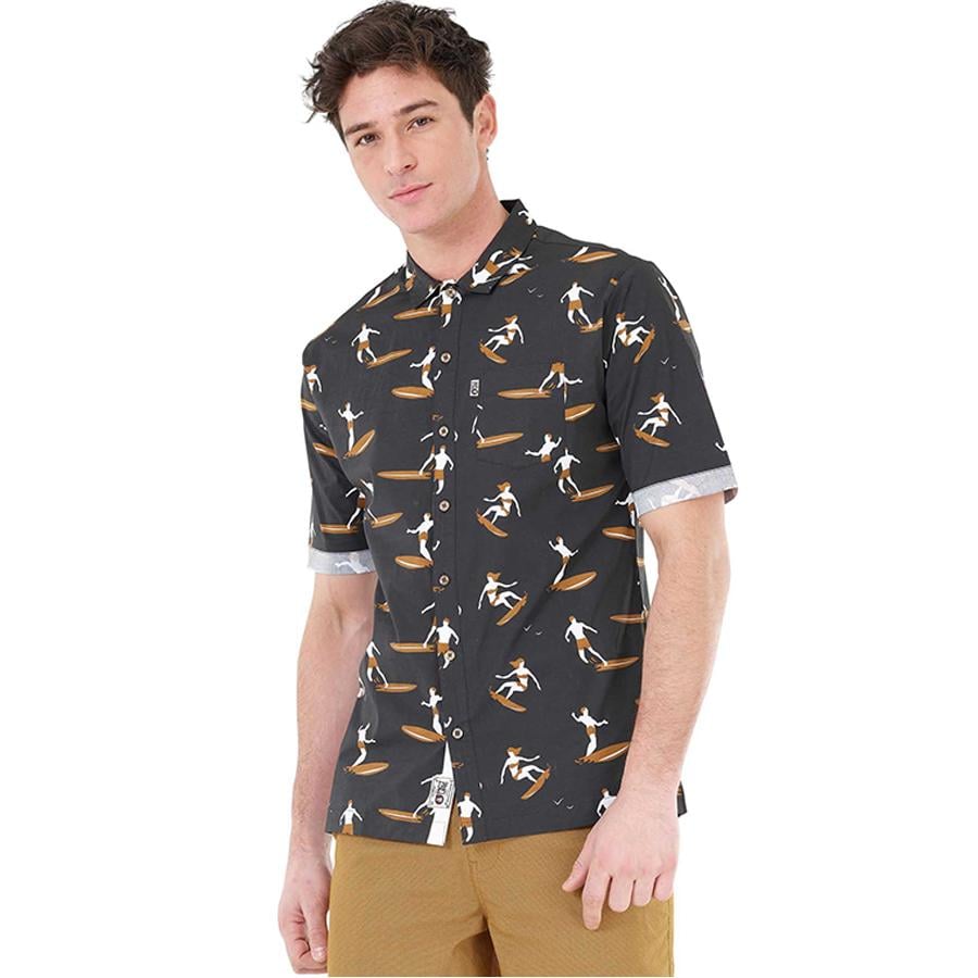Рубашка Picture Organic MC Manatee coast L Black/Gold (53339)